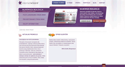 Desktop Screenshot of internetwizard.pl
